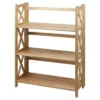 38" 3-Shelf Folding Bookcase - Flora Home Natural -My Book Perch Sales Store unnamed file 4958