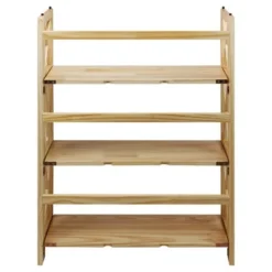 38" 3-Shelf Folding Bookcase - Flora Home Natural 13 38" 3-Shelf Folding Bookcase - Flora Home Natural -My Book Perch Sales Store unnamed file 4960