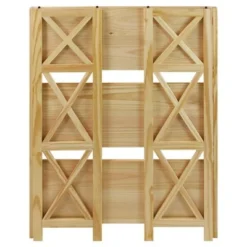 38" 3-Shelf Folding Bookcase - Flora Home Natural 14 38" 3-Shelf Folding Bookcase - Flora Home Natural -My Book Perch Sales Store unnamed file 4961