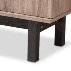 73" 2 Door Arend Two-Tone Wood Bookshelf Brown - Baxton Studio -My Book Perch Sales Store unnamed file 5040