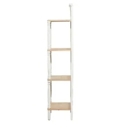 Olivia & May Farmhouse Pine Wood Shelving Unit White - Olivia & May -My Book Perch Sales Store unnamed file 5073