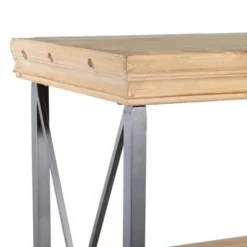 Olivia & May 60" Industrial Bookshelf with 4 Shelves Brown - Olivia & May -My Book Perch Sales Store unnamed file 5078