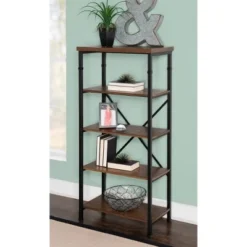 54" Austin Bookshelf Brown - Linon