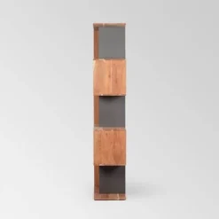75" Bassett Modern Bookshelf Natural - Christopher Knight Home -My Book Perch Sales Store unnamed file 5131
