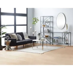 Olivia & May Industrial Iron Wall Shelf Black - Olivia & May -My Book Perch Sales Store unnamed file 5154