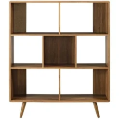 52" Realm Bookshelf Walnut - Modway -My Book Perch Sales Store unnamed file 5235