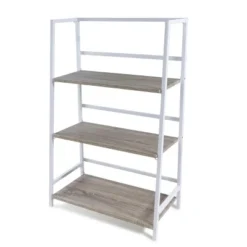 Atlantic Folding 3-Tier Shelf - urb SPACE White -My Book Perch Sales Store unnamed file 5251