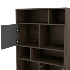 67" Aster 7 Tier Shelf Bookshelf Brown - RST Brands -My Book Perch Sales Store unnamed file 5257