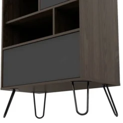 67" Aster 7 Tier Shelf Bookshelf Brown - RST Brands -My Book Perch Sales Store unnamed file 5259