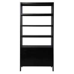 74" Groveholme Bookcase/Storage Shelf Black/Gold - Aiden Lane -My Book Perch Sales Store unnamed file 5270