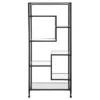 68" Jamel Bookcase Matte Black - Aiden Lane -My Book Perch Sales Store unnamed file 5274