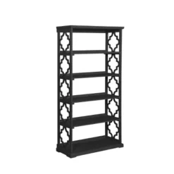 Anthony 72" 5 Shelf Painted Bookcase - Powell Company Black -My Book Perch Sales Store unnamed file 5286