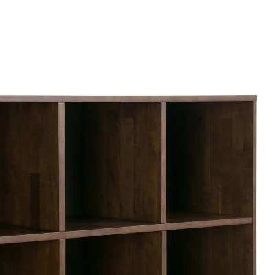 57" Pearson Solid Hardwood Cube Storage with Drawers Walnut Brown - WyndenHall 8 57" Pearson Solid Hardwood Cube Storage with Drawers Walnut Brown - WyndenHall - Image 6