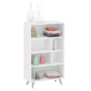 40.75" Monterey 4 Shelf Bookshelf White - Chique 1 40.75" Monterey 4 Shelf Bookshelf White - Chique -My Book Perch Sales Store unnamed file 5360