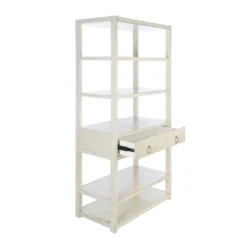 70" Johni 1 Drawer and 5 Shelves Etagere - Safavieh Antique White -My Book Perch Sales Store unnamed file 5371