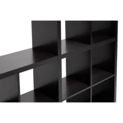 11.50" Sunna Modern Cube Shelving Unit Dark Brown - Baxton Studio
