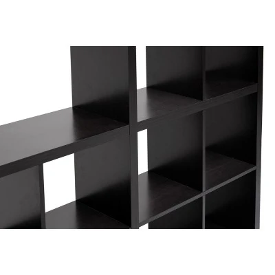 11.50" Sunna Modern Cube Shelving Unit Dark Brown - Baxton Studio 3 11.50" Sunna Modern Cube Shelving Unit Dark Brown - Baxton Studio