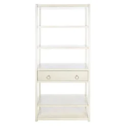 70" Johni 1 Drawer and 5 Shelves Etagere - Safavieh Antique White -My Book Perch Sales Store unnamed file 5380
