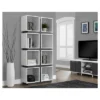 71" Hollow Core Bookcase - White/Gray - EveryRoom -My Book Perch Sales Store unnamed file 5400