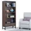 66"x30" Devlin Mid-Century Bookshelf Walnut Brown - WyndenHall -My Book Perch Sales Store unnamed file 5404