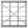 84" Belvidere 5 Shelf Wide Bookshelf - Inspire Q Ivory White -My Book Perch Sales Store unnamed file 5421