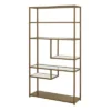 72" EOS Geometric Bookshelf Etagere Brass - Dorel Living -My Book Perch Sales Store unnamed file 5433