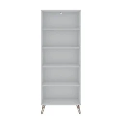 Rockefeller 5 Shelf Bookcase - Manhattan Comfort Tatiana Midnight Blue -My Book Perch Sales Store unnamed file 5472