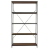 72" Webster 4 Shelf Mixed Media Bookshelf Black - Inspire Q -My Book Perch Sales Store unnamed file 5477