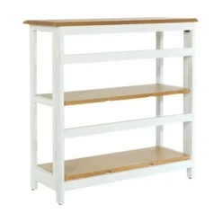 32.25" 3 Medford Shelf Bookshelf Distressed White - OSP Home Furnishings -My Book Perch Sales Store unnamed file 5512