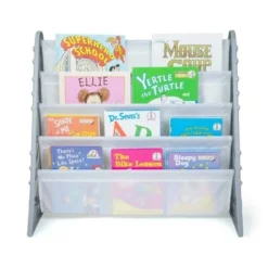 Kids' 4 Tier Bookshelf Organizer Gray/White - Humble Crew -My Book Perch Sales Store unnamed file 567