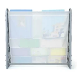 Kids' 4 Tier Bookshelf Organizer Gray/White - Humble Crew -My Book Perch Sales Store unnamed file 568