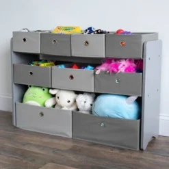 Camden Fabric Toy Organizer with 9 Storage Bins Gray - Humble Crew -My Book Perch Sales Store unnamed file 58