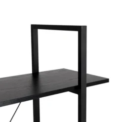 Modern Industry Metal/Wooden 4 Tier Bookcase with Shelves - Glitzhome Black -My Book Perch Sales Store unnamed file 591