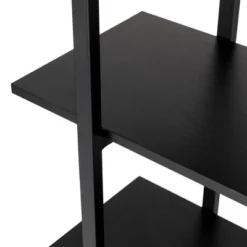 Modern Industry Metal/Wooden 5 Tier Bookcase and Shelves - Glitzhome Black -My Book Perch Sales Store unnamed file 599