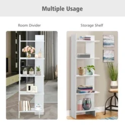 Costway 5-Tier Bookcase Storage Open Shelves Display Unit Room Divider -My Book Perch Sales Store unnamed file 626