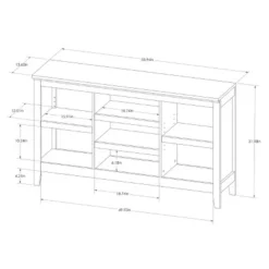 32" Carson Horizontal Bookcase with Adjustable Shelves - Threshold Walnut Brown 16 32" Carson Horizontal Bookcase with Adjustable Shelves - Threshold Walnut Brown -My Book Perch Sales Store unnamed file 658