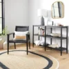 Hearth & Hand W/Magnolia Furniture Wood & Cane 3-Shelf Console Bookcase - Hearth & Hand™ with Magnolia Black 1 Hearth & Hand W/Magnolia Furniture Wood & Cane 3-Shelf Console Bookcase - Hearth & Hand™ with Magnolia Black -My Book Perch Sales Store unnamed file 666