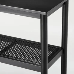 Hearth & Hand W/Magnolia Furniture Wood & Cane 3-Shelf Console Bookcase - Hearth & Hand™ with Magnolia Black -My Book Perch Sales Store unnamed file 668