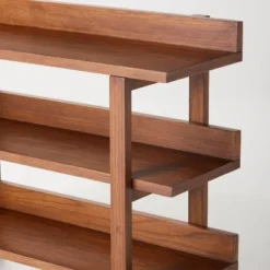 Hearth & Hand W/Magnolia Furniture Lipped 3-Shelf Wood Console Brown - Hearth & Hand™ with Magnolia -My Book Perch Sales Store unnamed file 714