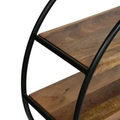 37.5" Dundas Handcrafted Industrial Circular Mango Wood Shelf Natural/Black - Christopher Knight Home 15 37.5" Dundas Handcrafted Industrial Circular Mango Wood Shelf Natural/Black - Christopher Knight Home -My Book Perch Sales Store unnamed file 779