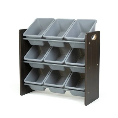 Sumatra Toy Storage Organizer with Storage Bins Espresso/Gray - Humble Crew 9 Sumatra Toy Storage Organizer with Storage Bins Espresso/Gray - Humble Crew - Image 7