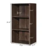 Costway 3 Open Shelf Bookcase Modern Multi-functional Storage Display Cabinet Walnut 1 Costway 3 Open Shelf Bookcase Modern Multi-functional Storage Display Cabinet Walnut -My Book Perch Sales Store unnamed file 79