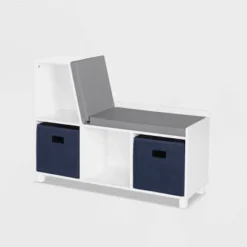 RiverRidge Home Kids' Book Nook Collection Cubby Storage Bench with 2 Bins - RiverRidge Gray -My Book Perch Sales Store unnamed file 828
