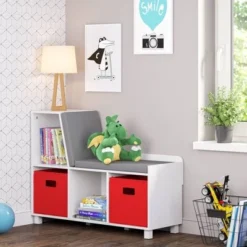 RiverRidge Home Book Nook Kids' Storage Bench with Cubbies - RiverRidge -My Book Perch Sales Store unnamed file 833