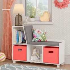 RiverRidge Home Book Nook Kids' Storage Bench with Cubbies - RiverRidge -My Book Perch Sales Store unnamed file 836