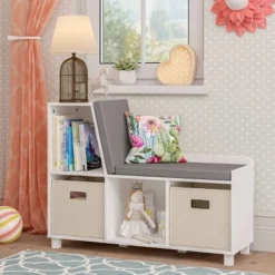 RiverRidge Home Book Nook Kids' Storage Bench with Cubbies - RiverRidge -My Book Perch Sales Store unnamed file 837