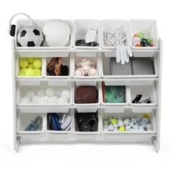 Kids' Super-Size Toy Organizer White - Humble Crew