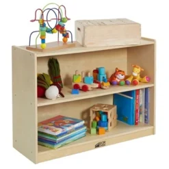 ECR4Kids Birch 2 Shelf Storage Cabinet with Back, Wood Book Shelf Organizer -My Book Perch Sales Store unnamed file 892