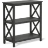 26.4" Thompson 2 Tier Shelf Dark Gray - ClickDecor -My Book Perch Sales Store unnamed file 920