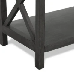 26.4" Thompson 2 Tier Shelf Dark Gray - ClickDecor -My Book Perch Sales Store unnamed file 923